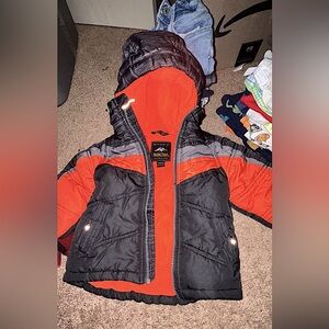 OFFERS OPEN Pacific Trail Toddler 24 Months 2T Orange Black Winter Snow Coat